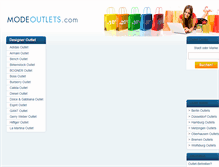 Tablet Screenshot of modeoutlets.com